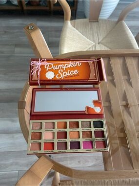 Too Faced Pumpkin Spice Eyeshadow Palette - orange, brown, pink, gold, green